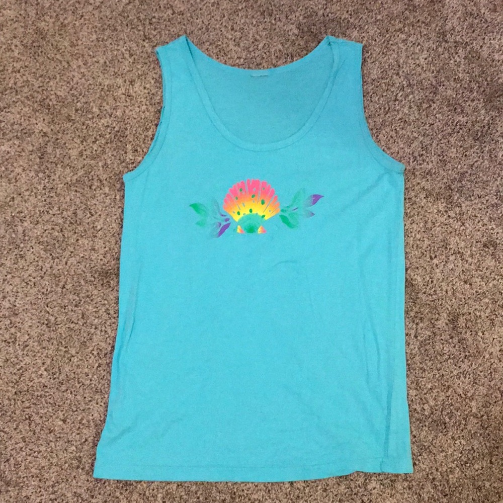 Vintage Muscle Man Blue Top